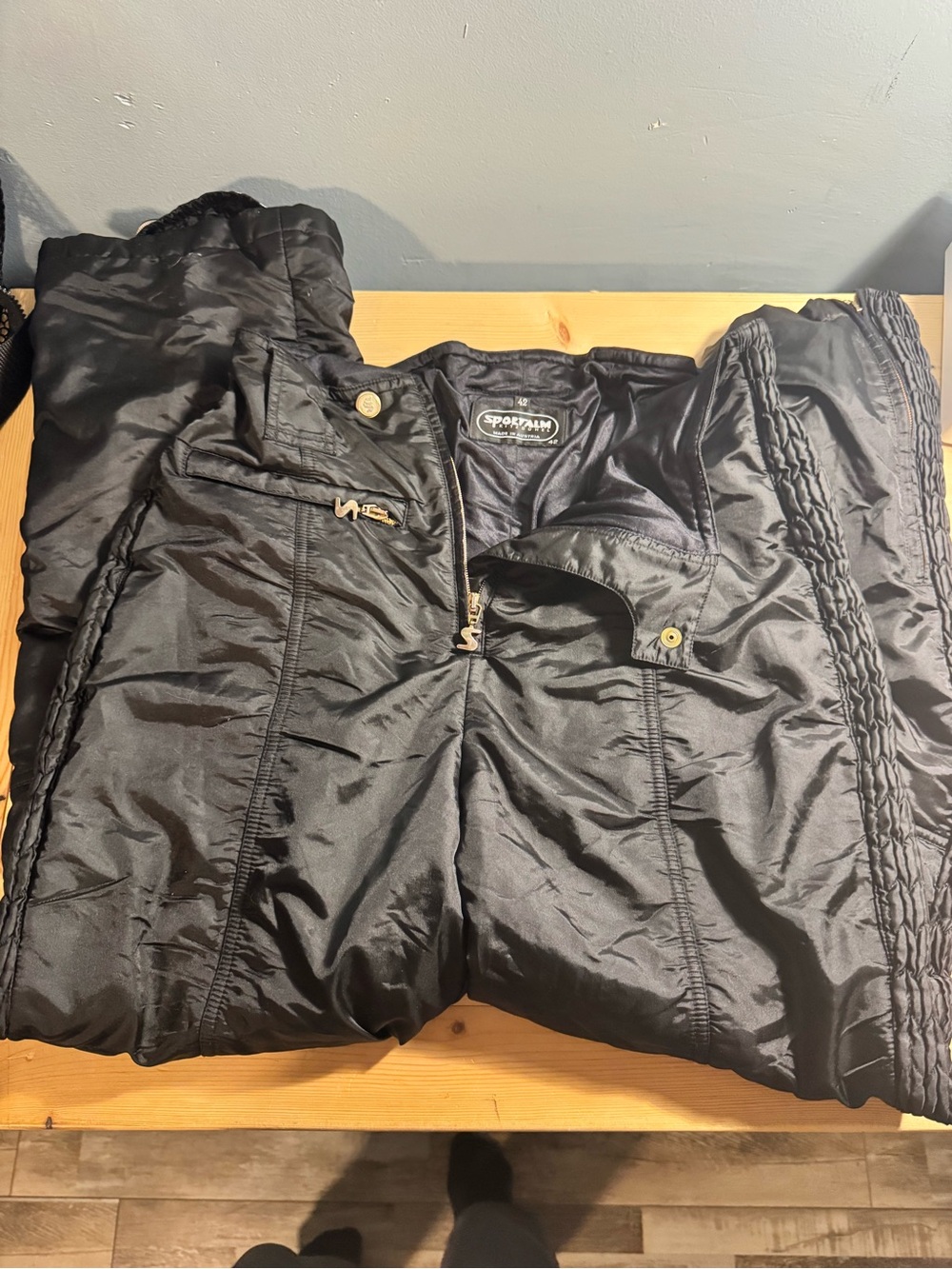 Sportalm Kitzbühel Women’s Black Nylon Ski Snow Pants